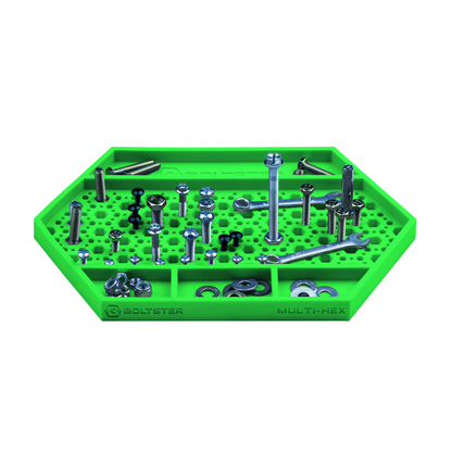 COMING SOON BOLTSTER MULTI-HEX® — Magnetic Fastener & Small Parts Organizing Tray