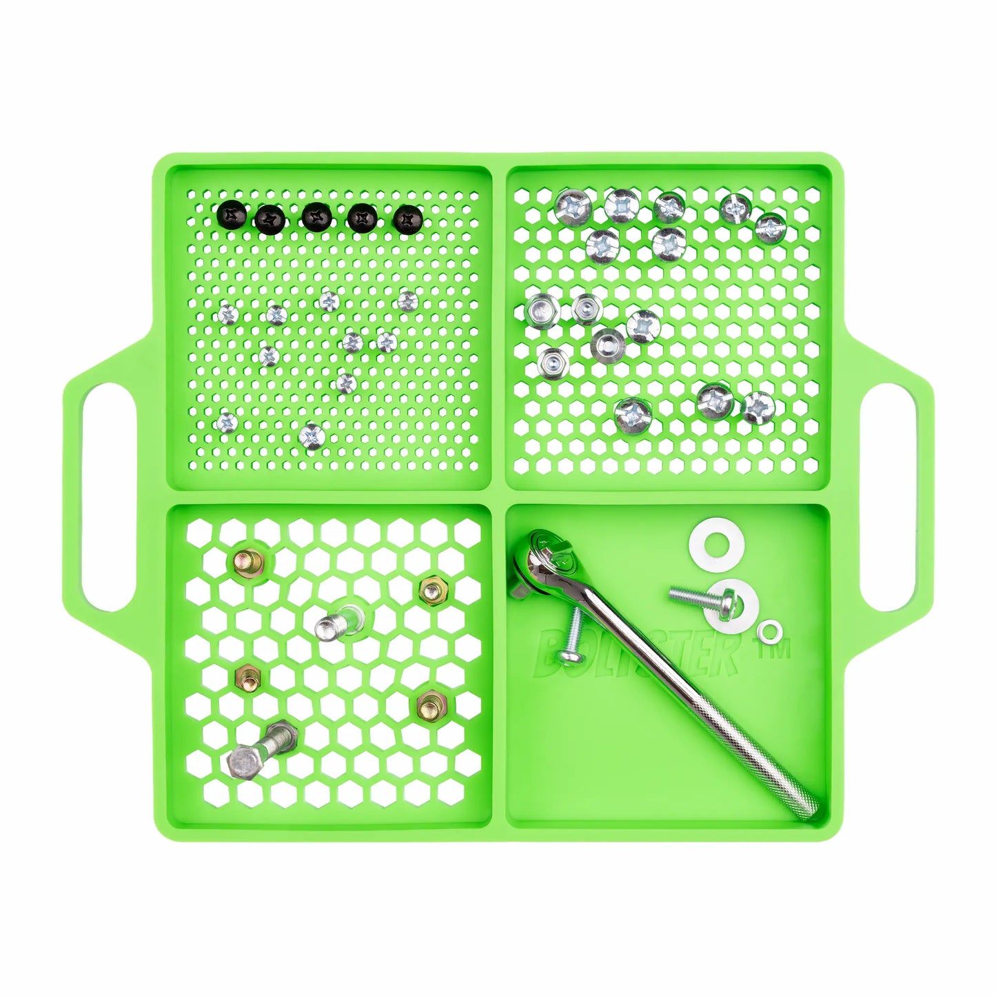 4-WAY TRAY — Flexible Fastener Organizing Tray
